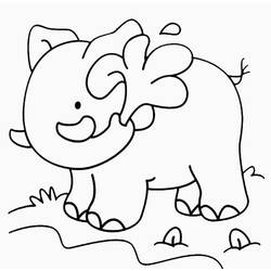 Coloring page: Elephant (Animals) #6453 - Free Printable Coloring Pages