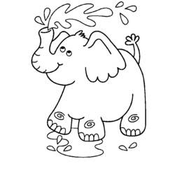 Coloring page: Elephant (Animals) #6461 - Free Printable Coloring Pages