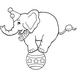 Coloring page: Elephant (Animals) #6481 - Free Printable Coloring Pages