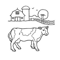 Coloring page: Farm Animals (Animals) #21385 - Printable coloring pages