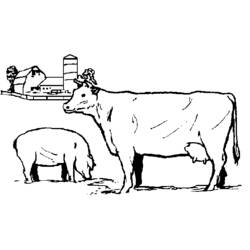 Coloring page: Farm Animals (Animals) #21398 - Free Printable Coloring Pages
