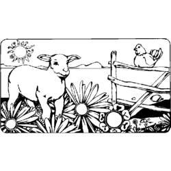 Coloring page: Farm Animals (Animals) #21404 - Free Printable Coloring Pages