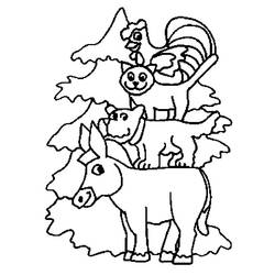 Coloring page: Farm Animals (Animals) #21426 - Free Printable Coloring Pages