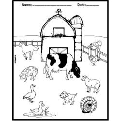Coloring page: Farm Animals (Animals) #21502 - Free Printable Coloring Pages