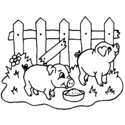 Coloring page: Farm Animals (Animals) #21518 - Free Printable Coloring Pages