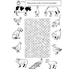 Coloring page: Farm Animals (Animals) #21643 - Free Printable Coloring Pages