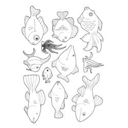 Coloring page: Fish (Animals) #17029 - Free Printable Coloring Pages