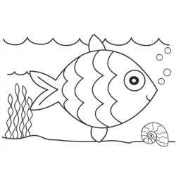 Coloring page: Fish (Animals) #17032 - Printable coloring pages