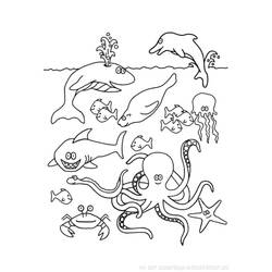 Coloring page: Fish (Animals) #17036 - Printable coloring pages