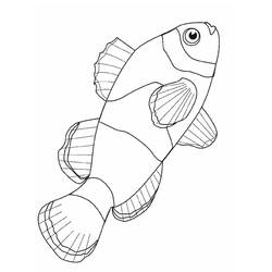 Coloring page: Fish (Animals) #17045 - Printable coloring pages