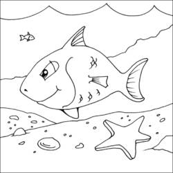 Coloring page: Fish (Animals) #17062 - Free Printable Coloring Pages