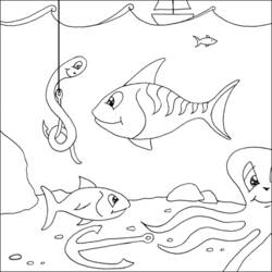 Coloring page: Fish (Animals) #17131 - Free Printable Coloring Pages