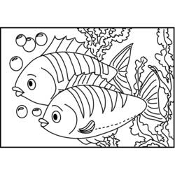 Coloring page: Fish (Animals) #17140 - Printable coloring pages
