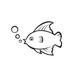 Coloring page: Fish (Animals) #17198 - Printable coloring pages