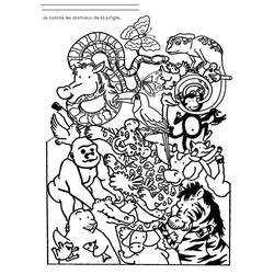 Forest Animals (Animals) coloring page #192055 to print and color