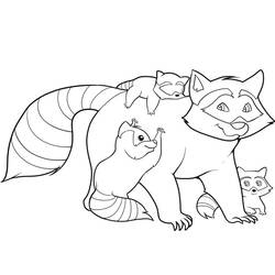 Forest Animals (Animals) coloring page #192066 to print and color