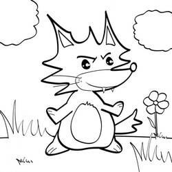 Coloring page: Fox (Animals) #14971 - Free Printable Coloring Pages