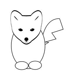 Coloring page: Fox (Animals) #14982 - Printable coloring pages