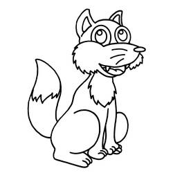 Coloring page: Fox (Animals) #14983 - Printable coloring pages