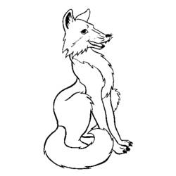 Coloring page: Fox (Animals) #14994 - Free Printable Coloring Pages
