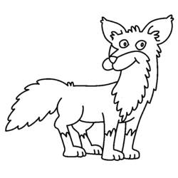 Coloring page: Fox (Animals) #15016 - Free Printable Coloring Pages