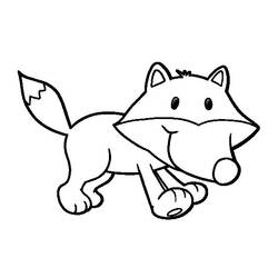 Coloring page: Fox (Animals) #15041 - Printable coloring pages