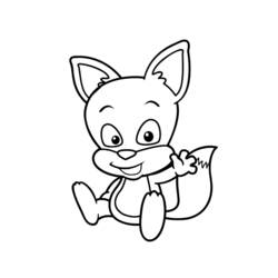 Coloring page: Fox (Animals) #15056 - Free Printable Coloring Pages