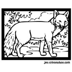 Coloring page: Fox (Animals) #15081 - Free Printable Coloring Pages