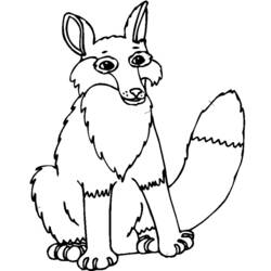 Coloring page: Fox (Animals) #15083 - Free Printable Coloring Pages