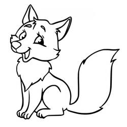 Fox (Animals) coloring page #179463 to print and color