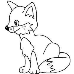 Fox (Animals) coloring page #179474 to print and color
