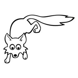 Fox (Animals) coloring page #179476 to print and color