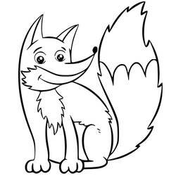 Fox (Animals) coloring page #179484 to print and color
