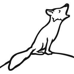 Fox (Animals) coloring page #179485 to print and color
