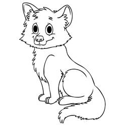 Fox (Animals) coloring page #179492 to print and color