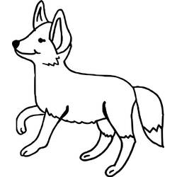 Fox (Animals) coloring page #179493 to print and color