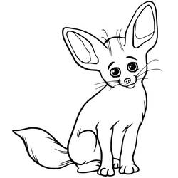 Fox (Animals) coloring page #179499 to print and color