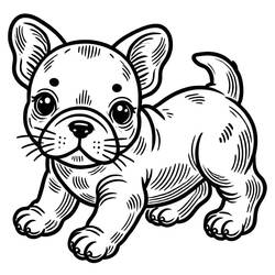 Coloring page: French Bulldog (Animals) #221191 - Free Printable Coloring Pages