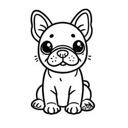 Coloring page: French Bulldog (Animals) #221196 - Free Printable Coloring Pages