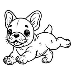 Coloring page: French Bulldog (Animals) #221205 - Free Printable Coloring Pages