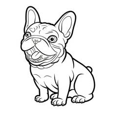 Coloring page: French Bulldog (Animals) #221219 - Free Printable Coloring Pages