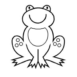 Coloring page: Frog (Animals) #7572 - Printable coloring pages