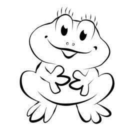 Coloring page: Frog (Animals) #7603 - Printable coloring pages