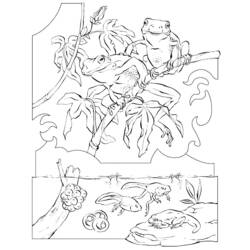 Coloring page: Frog (Animals) #7618 - Free Printable Coloring Pages