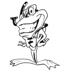 Coloring page: Frog (Animals) #7621 - Free Printable Coloring Pages