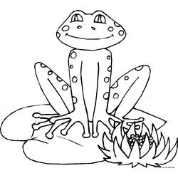 Coloring page: Frog (Animals) #7632 - Free Printable Coloring Pages