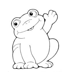 Coloring page: Frog (Animals) #7659 - Printable coloring pages