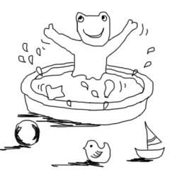 Coloring page: Frog (Animals) #7664 - Free Printable Coloring Pages
