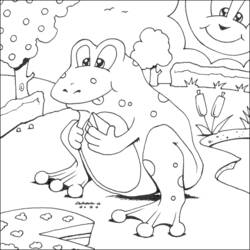 Coloring page: Frog (Animals) #7692 - Free Printable Coloring Pages