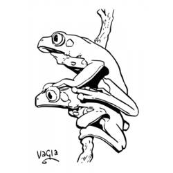 Coloring page: Frog (Animals) #7720 - Free Printable Coloring Pages